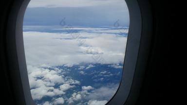 飞机窗口视图飞云乘客飞机<strong>航空航空公司</strong>飞行旅行业务运输空气飞机